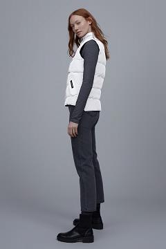 Chamarras Canada Goose Mujer México - Freestyle Chalecos Blancos RT9834271